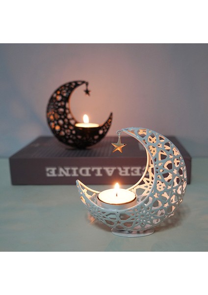 Ferforje Ay Mum Tutucu Içi Boş Aromaterapi Ocak Dekorasyon Ev El Sanatları (Yurt Dışından) fiyatları