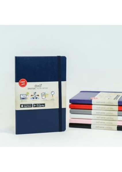 Lilamor Sert Kapak 80 Gr. Lastikli Defter Mavi