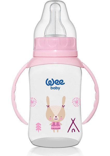 744 Wee Baby Kulplu Pp Biberon 150ML Pembe