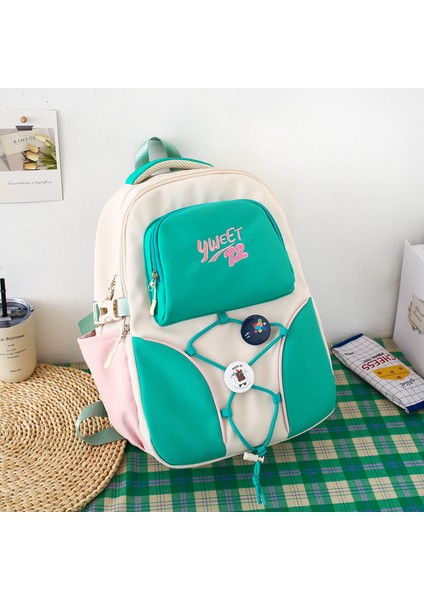Üniversite Öğrencisi Sırt Çantası Moda Trendi Öğrenim Çantası Seyahat Basit Moda Sırt Çantası (Yurt Dışından)
