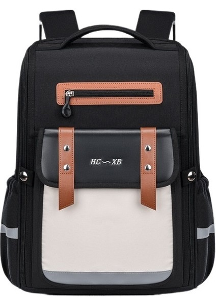 Yeni Stil Çanta Ingiliz Hafif ve Yük Azaltıcı Ilkokul Çantası Sevimli Çocuk Büyük Kapasiteli Sırt Çantası (Yurt Dışından)