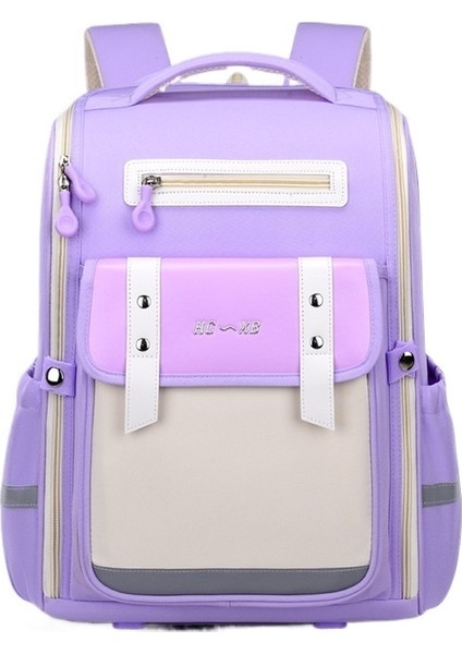 Yeni Stil Çanta Ingiliz Hafif ve Yük Azaltıcı Ilkokul Çantası Sevimli Çocuk Büyük Kapasiteli Sırt Çantası (Yurt Dışından)