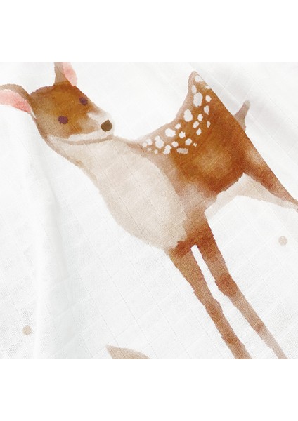 Forest Amigos 100% Pamuk 2'li Müslin Örtü Seti - 90X90 cm fırsatları