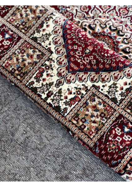 Mda Premium Collection PE0558 Göbekli Klasik Salon Halısı Özel Desen Iran Halısı Tarzı Kırmızı Bordo indirimleri