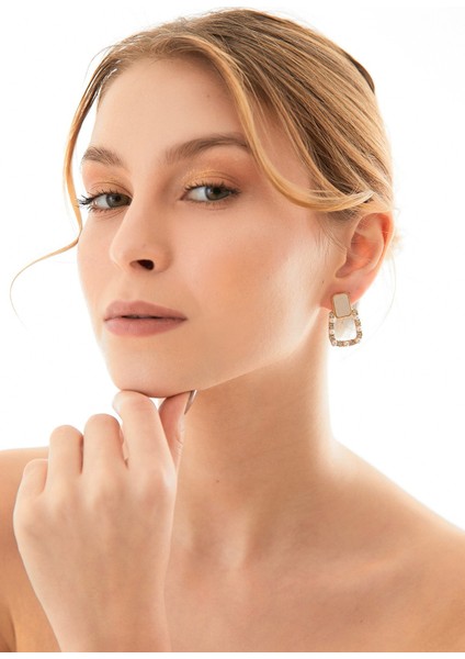 Sedefli Boncuklu Sallantılı Küpe fiyatları