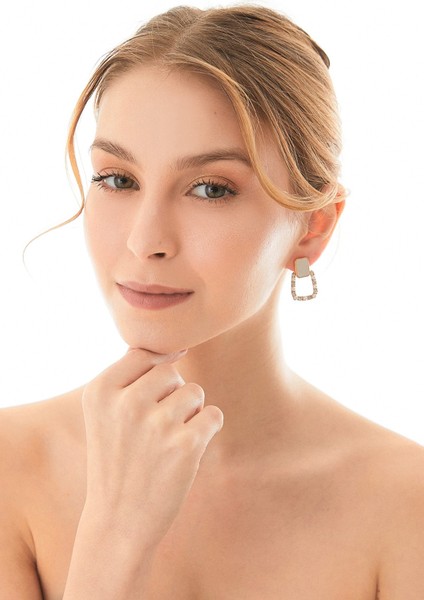 Sedefli Boncuklu Sallantılı Küpe fırsatları