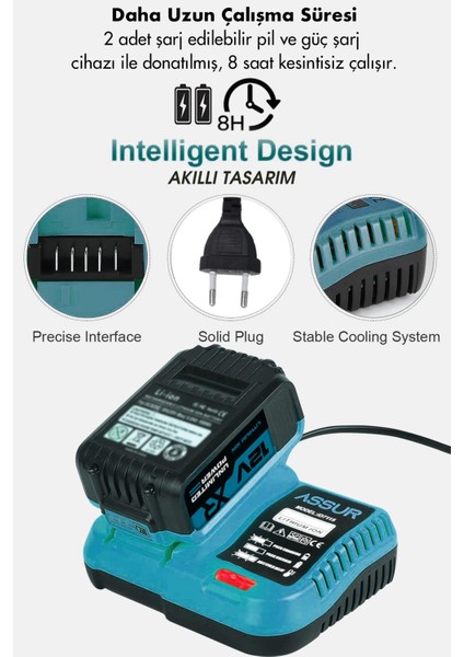 12V Çift Akülü Vidalama Metal Şanzıman Şarjlı Matkap fırsatları