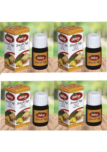 Zencefil Yağı 20ml x 4 Adet