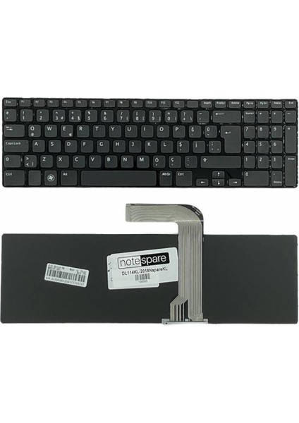Dell ile Uyumlu Inspiron N5110-B63P45, N5110-B63P66 Notebook Klavye Siyah Tr