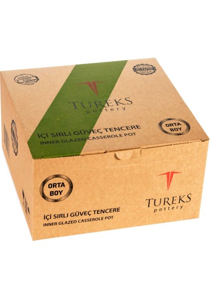 %100 Doğal Içi Sırlı Orta Boy Tencere fiyatları