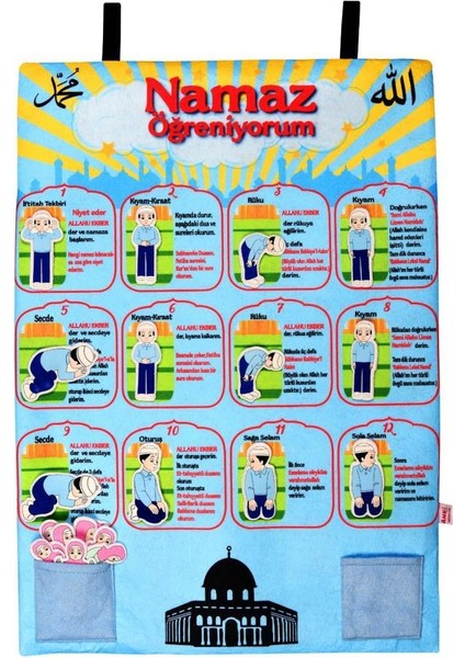 Cırtlı Pano Namaz Kılmayı Öğreniyorum