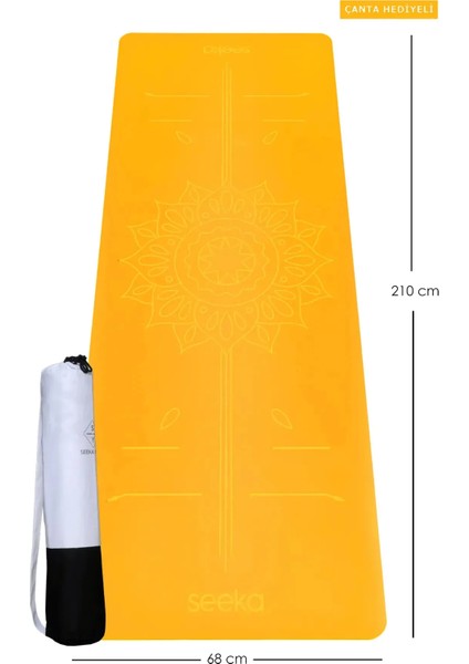 Xl Yoga Mat Sun Turuncu