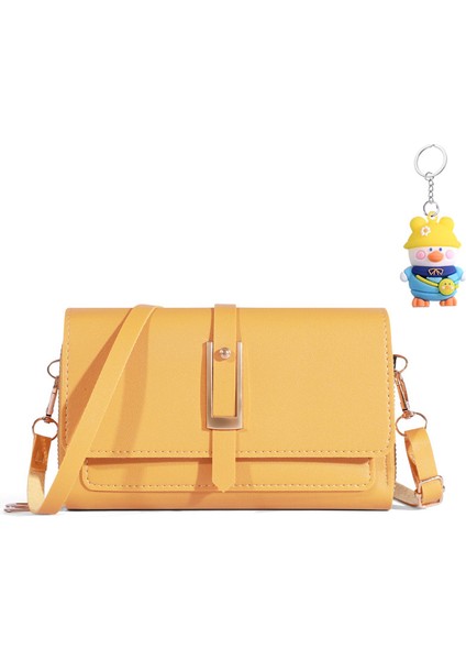 Cüzdan Cep Telefonu Çantası Moda Crossbody Küçük Kare Çanta Çok Yönlü Tek Omuz Küçük Omuz Çantası (Yurt Dışından)