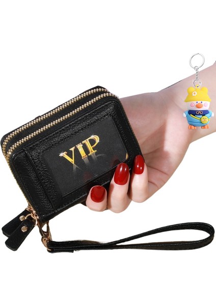 Kart Tutucu Büyük Kapasiteli Kart Yuvası Küçük Kart Tutucu Çoklu Kart Yuvası Kadın Kart (Yurt Dışından)