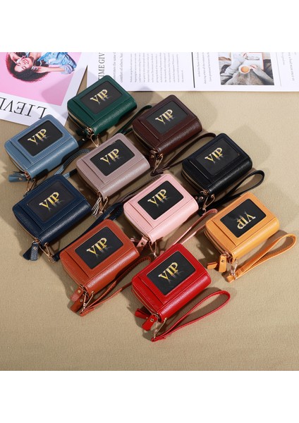 Kart Tutucu Büyük Kapasiteli Kart Yuvası Küçük Kart Tutucu Çoklu Kart Yuvası Kadın Kart (Yurt Dışından) fiyatları