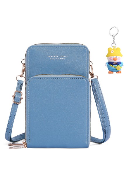 Bayan Cüzdan Omuz Crossbody Çanta Çok Fonksiyonlu Cep Telefonu Çantası Kart Tutucu (Yurt Dışından)