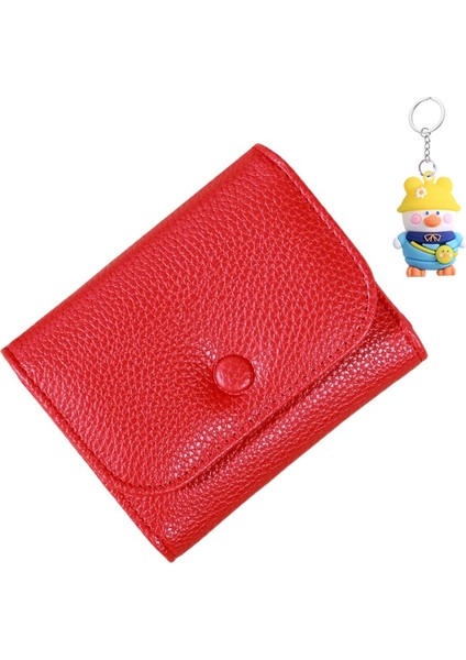 Kız Öğrenci Cüzdan Çok Yönlü Üç Katlı Cüzdan Çok Fonksiyonlu Mini Versiyonu Küçük Cüzdan Kadınlar Için Çok Kart Yuvası Kart Tutucu (Yurt Dışından)