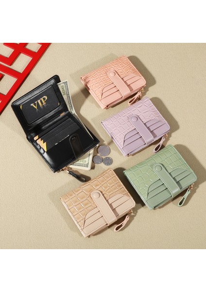 Bayan Cüzdanı Bayan Kısa Çoklu Kart Yuvası Moda Çok Yönlü Para Cüzdanı Kart Tutucu (Yurt Dışından) indirimleri