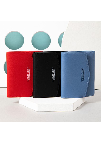 Cüzdan Kadın Kısa Üç Katlı Cüzdan Öğrenci Para Cüzdanı Kart Tutucu (Yurt Dışından) modelleri