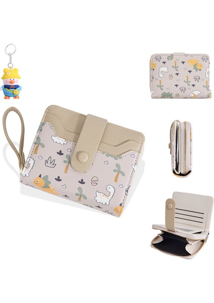 Bayan Cüzdan Karikatür Snap Cüzdanı Fermuarlı Para Cüzdanı Kart Tutucu (Yurt Dışından)