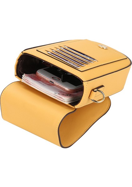 Bayanlar Cüzdan Çoklu Kart Yuvası El Çantası Moda Tek Omuz Çapraz Telefon Çantası (Yurt Dışından)