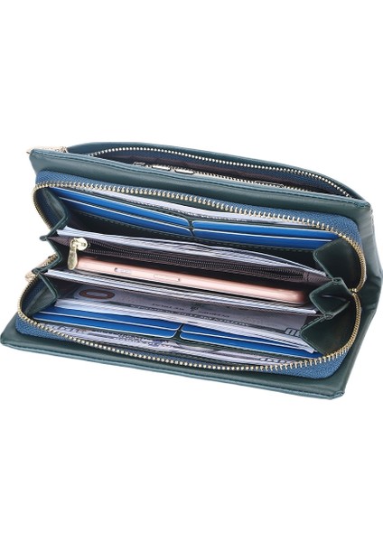 Bayan Cüzdan Uzun Kenarlı Çoklu Kart Yuvası Dövme Moda Cep Telefonu Çantası (Yurt Dışından) fiyatları