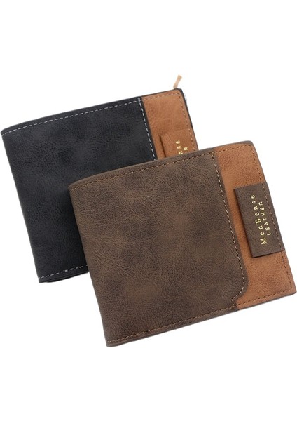 Erkek Kısa Cüzdan Üç Katlı Çanta Gevşek Yaprak Erkek Kısa Cüzdan Kart Tutucu (Yurt Dışından) fırsatları
