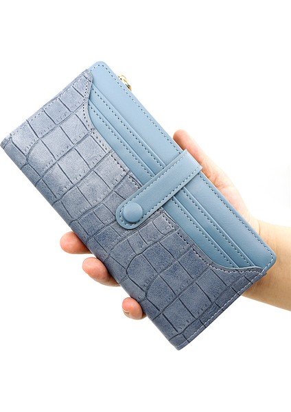 Bayanlar Uzun Cüzdan Fermuarlı Toka Cüzdan Çoklu Kart Yuvası Para Cüzdanı Bayanlar Elli Çanta (Yurt Dışından) modelleri