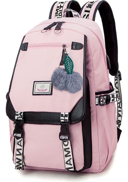 Baskılı Gündelik Kampüs Tarzı Sırt Çantası (Yurt Dışından)