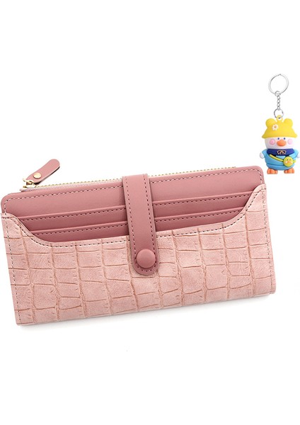 Bayanlar Uzun Cüzdan Fermuarlı Toka Cüzdan Çoklu Kart Yuvası Para Cüzdanı Bayanlar Elli Çanta (Yurt Dışından)