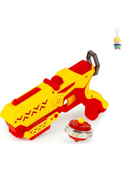 Çekme Kablosu Gyro Tabanca Oyuncakları Alaşım Işık Döner Verici Savaş Jiroskop Döner Tabla Çocuklar Eğitici Spor Oyuncakları (Yurt Dışından)