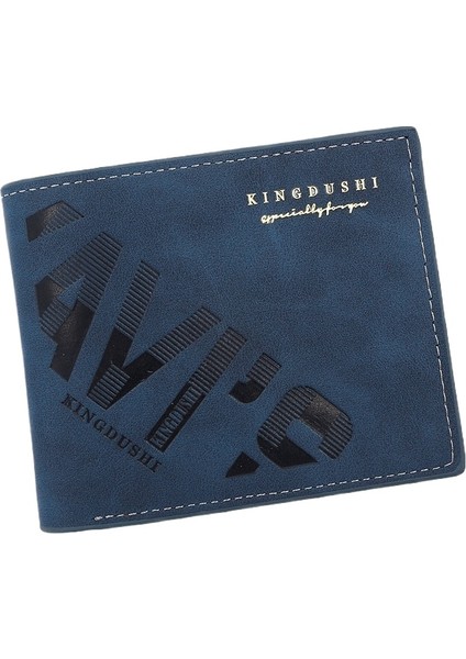 Erkek Cüzdan Kısa Menteşeli Üç Katlı Çanta Çoklu Kart Yuvası Değişiklik Çantası Kimlik Çantası Erkek Cüzdanı (Yurt Dışından) fırsatları