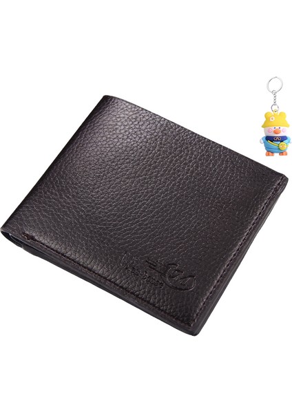 Erkek Cüzdan Kısa Gündelik Cüzdan Para Cüzdanı Kart Tutucu (Yurt Dışından)