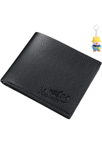 Erkek Cüzdan Kısa Gündelik Cüzdan Para Cüzdanı Kart Tutucu (Yurt Dışından)