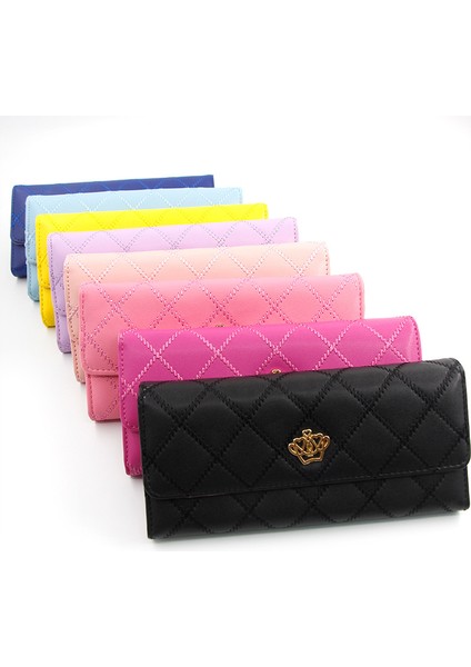 Bayan Cüzdan Uzun Cüzdan Moda Bayan Clutch Çoklu Kart Yuvası Cüzdan Kadın (Yurt Dışından)
