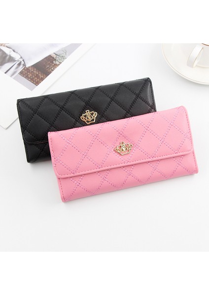 Bayan Cüzdan Uzun Cüzdan Moda Bayan Clutch Çoklu Kart Yuvası Cüzdan Kadın (Yurt Dışından)
