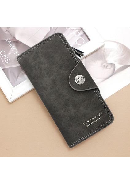 Erkekler Uzun Cüzdan Yan Fermuarlı Menteşeli Düşme Kimlik Çantası Çoklu Kart Yuvası Manyetik Toka Çantası (Yurt Dışından) fiyatları