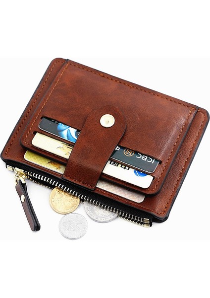 Çok Yönlü Cüzdan Gizli Toka Bozuk Para Cüzdanı Ultra Ince Kullanışlı Rahat Kart Tutucu Kart Tutucu (Yurt Dışından) fiyatları