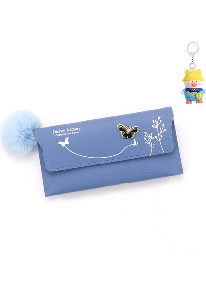 Moda Bayan Uzun Cüzdan Clutch Kadın Uzun Çanta Kart Tutucu Para Cüzdanı (Yurt Dışından)
