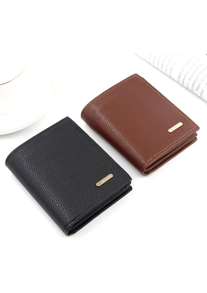 Erkek Cüzdanı Basit Gündelik Erkek Cüzdanı Para Cüzdanı Erkek Kısa Para Cüzdanı (Yurt Dışından) modelleri