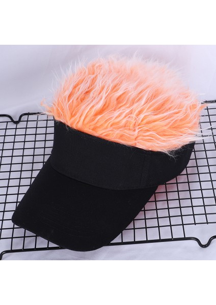 Peruk Beyzbol Şapkası Erkek Sivri Şapka Açık Güneşlik Şapka (Yurt Dışından)