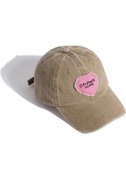 Aşk Retro Yumuşak Üst Siperlik Amerikan Beyzbol Şapkası (Yurt Dışından)