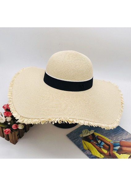 Araba ve At Şifrelemesi Büyük Kenarlı Şapka Büyük Kenarlı Hasır Şapka Güneşlik Şapka (Yurt Dışından)