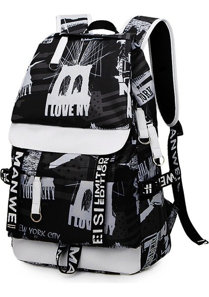 Üniversite Tarzı Modaya Uygun Büyük Kapasiteli Dış Mekan Seyahat Çantası (Yurt Dışından)