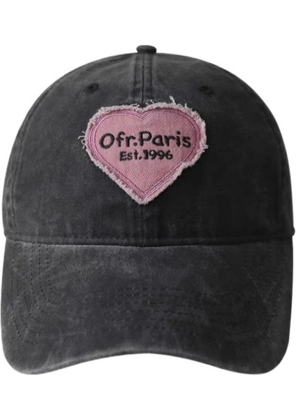 Aşk Retro Yumuşak Üst Siperlik Amerikan Beyzbol Şapkası (Yurt Dışından)