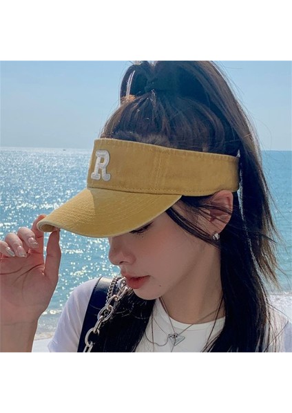 Harf Işlemeli Denim Bere Kapaksız Nefes Alabilen Sivri Şapka (Yurt Dışından) fiyatları