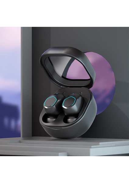 Bluetooth Kulaklık M21 Mini Kablosuz Kulaklık Tws Kulak Içi Gürültü Azaltma Ultra Uzun Pil Ömrü Spor Kulaklığı (Yurt Dışından)