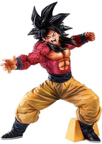 Dragon Ball Super 4 Son Goku Süper Saiyan 4. Nesil Kutulu El Modeli Süs Bebeği (Yurt Dışından)
