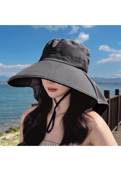 At Kuyruğu Delik Şapka ile Yaz Açık Güneş Koruma Güneş Şapkası (Yurt Dışından)