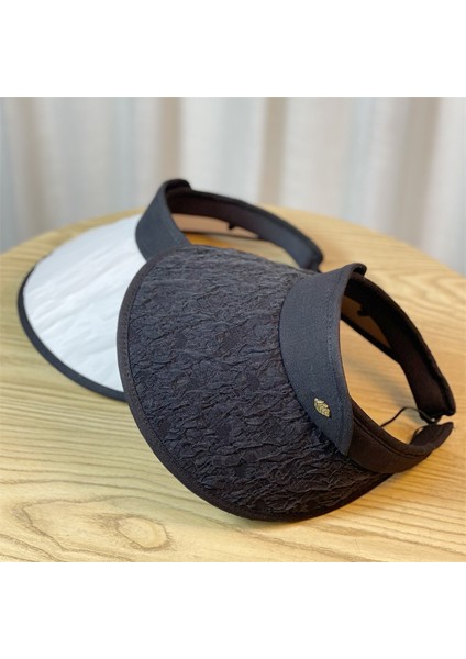 Pileli Geniş Kenarlı Boş Silindir Şapka Güneş Kremi Güneş Koruması Uv Güneş Şapkası (Yurt Dışından) fırsatları